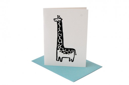 Kartka okolicznościowa Żyrafa